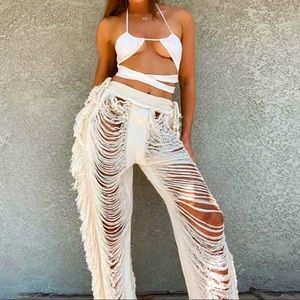Tulum Fringe Pants •festival• Coachella•